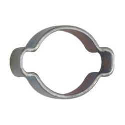 DOUBLE EAR HOSE CLAMP Ø 9 → 11 mm L = 6,5 mm