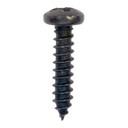 BLACK ZINC PLATED PAN HEAD SELF TAPPING SCREW Ø 3,5 X 16 mm DIN 7981