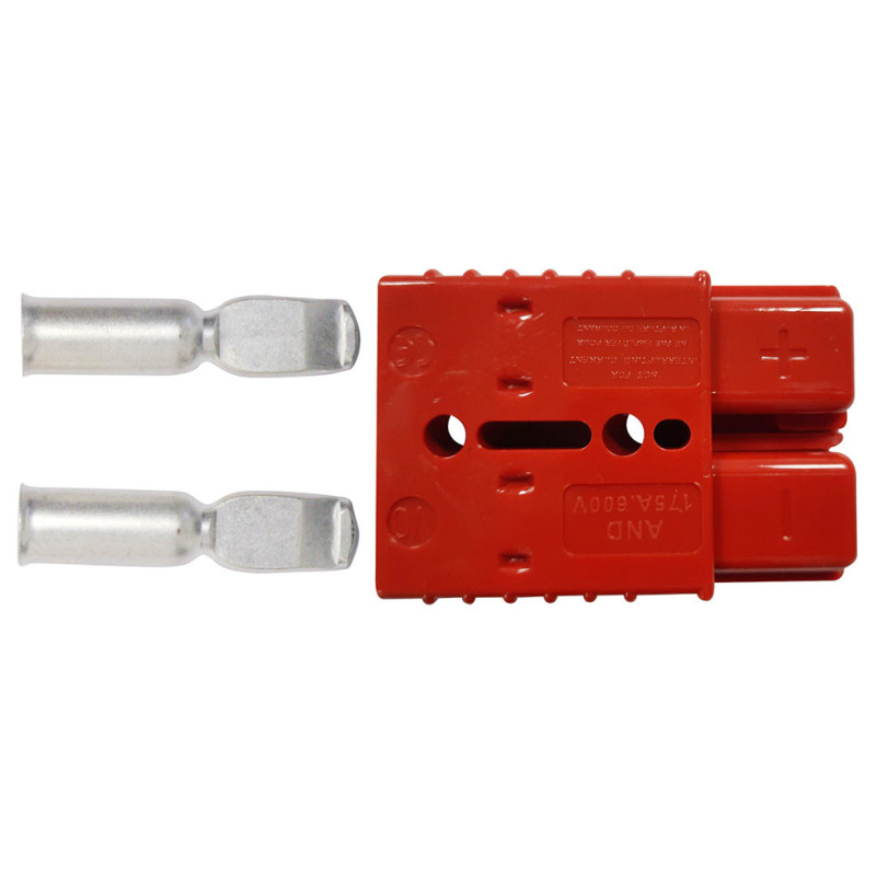 CONNECTEUR HERMAPHRODITE 2 VOIES 175A (ROUGE)