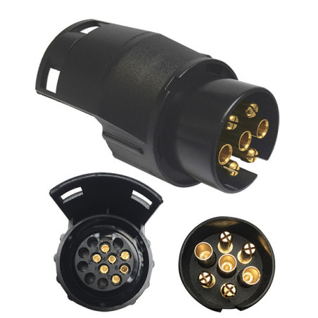 7 → 13 PIN SHORT ADAPTER FOR TOWBAR