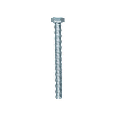 GRADE 8.8 ZINC PLATED HEXAGON HEAD MACHINE SCREW M5-0.80 X 50 mm DIN 933
