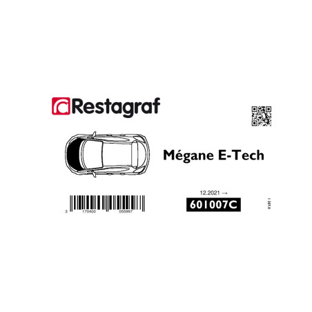 Bevestigingsset voor motorkap MEGANE E-TECH (XCB) Alle versies 12.2021 →