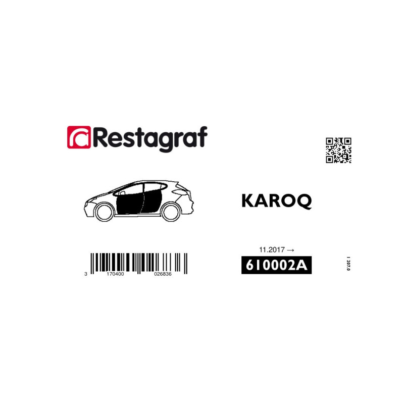 Befestigungssatz für türen KAROQ 11.2017→