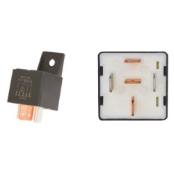 INVERTERRELAIS MET 12V-WEERSTAND 40/15 A 5 PENNEN MET HOUDER