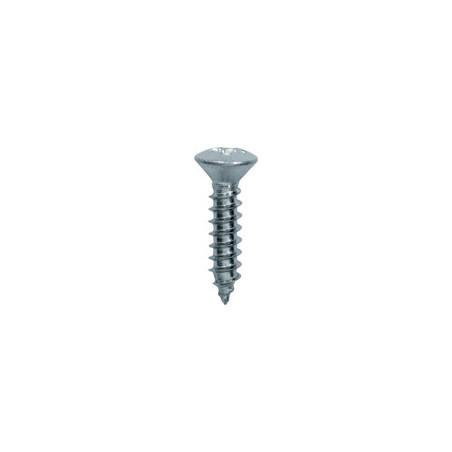 STAINLESS STEEL POZIDRIV RAISED COUNTERSUNK HEAD SELF TAPPING SCREW Ø 2.9 X 13 mm DIN 7983