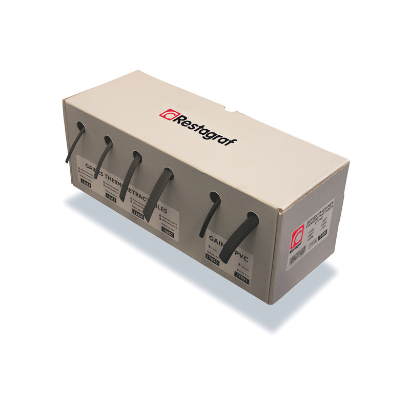 HASPEL MET 6 SPOELEN KABELMANTEL  Ø 3 → 10 mm VAN HET TYPE KRIMPKOUS EN VAN PVC