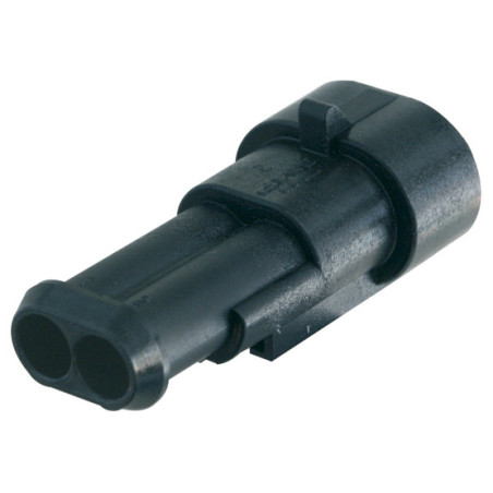 2 POSITIONS FEMALE WATERPROOF CONNECTOR 1,5 SERIES