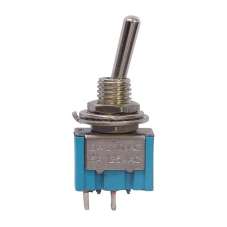 MICRO TOGGLE SWITCH 12V - 6A 2 TERMINALS