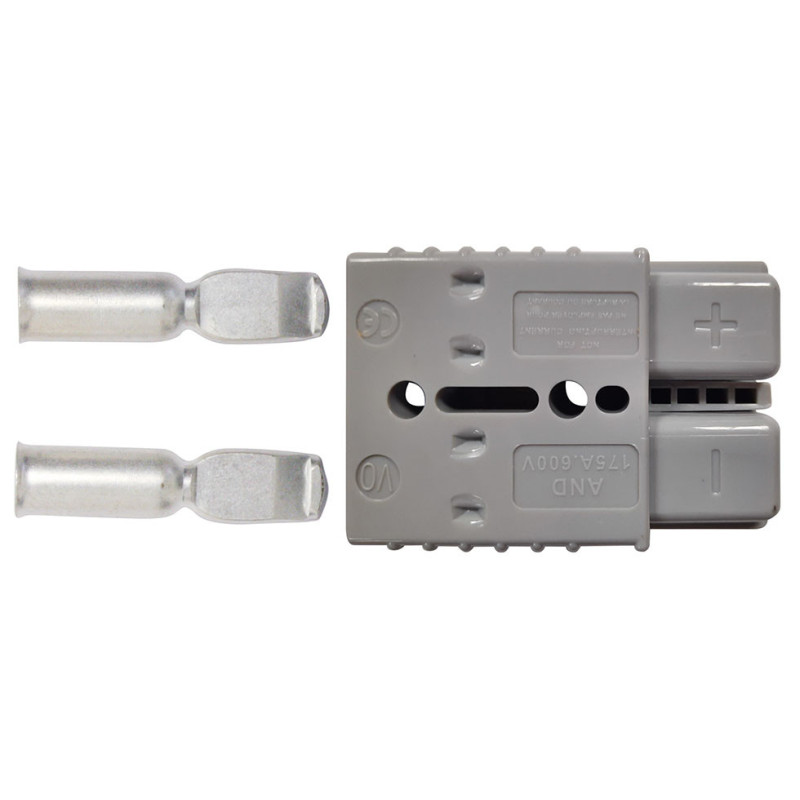 ZWITTER-STECKVERBINDER 2-POLIG 175A (GRAU)