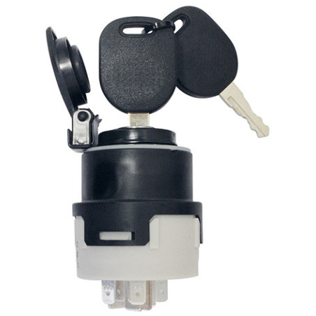 KEY IGNITION SWITCH 5 POSITIONS 12V/24V WITH PREHEATING FUNCTION