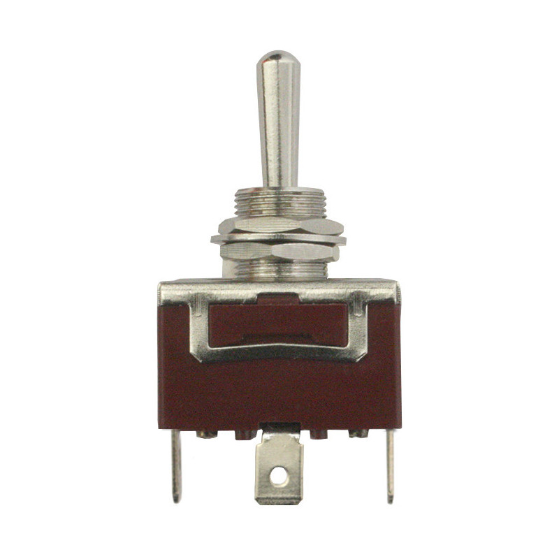 INTERRUPTEUR À LEVIER À IMPULSION Ø 12 mm 12V - 15A / 3 BROCHES