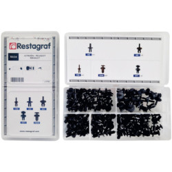 ASSORTMENT BOX OF PLASTIC RIVETS