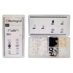 MINIKOFFER MET KLEMMEN VOOR SIERLIJSTEN TYPE CITROËN DS PEUGEOT