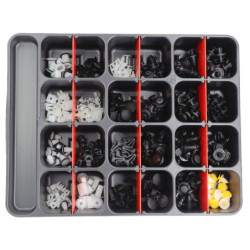 ASSORTMENT TRAY OF CLIPS HONDA-NISSAN TYPE