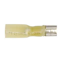 WARMTEKRIMPBARE, VOORGEÏSOLEERDE, VROUWELIJKE PLATTE KABELSCHOEN 6,35 X 0,8 mm (2,6 → 6 mm²)