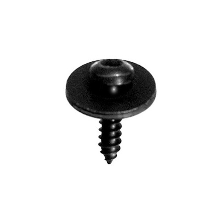 ZELFTAPPENDE SCHROEF MET GEWELFDE CILINDERKOP MET SLUITRING ZWART ZINK Ø 4,2 X 16 mm