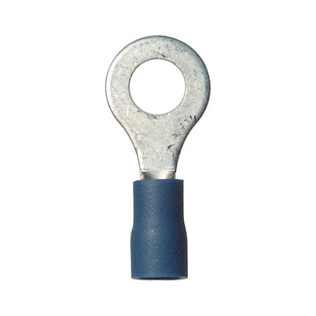 REINFORCED PRE-INSULATED ROUND TERMINAL Ø 6 mm (1 → 2,5 mm²)