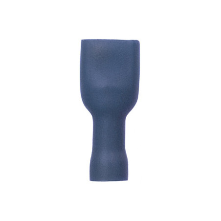 SIMPLE CRIMP FEMALE INSULATED FLAT TERMINAL 6,35 x 0,8 mm (1 → 2,5 mm²)