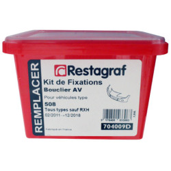 Kit de Fixations pour Bouclier AV 508 Tous modèles sauf RXH 02.2011 → 12.2018