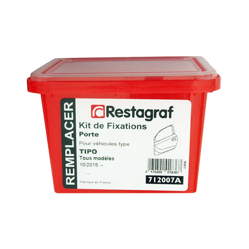 Kit met bevestigingsmateriaal voor Portier TIPO Alle modellen 10.2015 →
