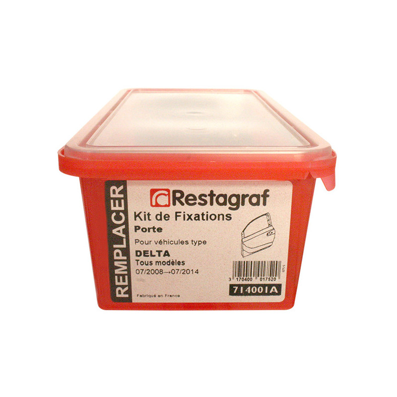 Kit met bevestigingsmateriaal voor Portier DELTA Alle modellen 07.2008 → 07.2014