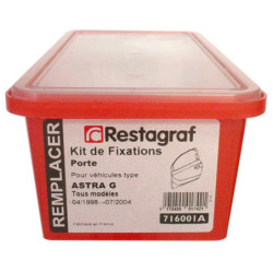 Kit met bevestigingsmateriaal voor Portier ASTRA G Alle modellen 04.1998 → 07.2004