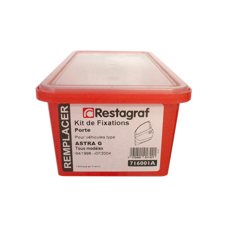 Kit met bevestigingsmateriaal voor Portier ASTRA G Alle modellen 04.1998 → 07.2004