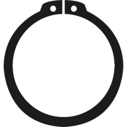 SEGMENT D'ARRÊT Ø 25 X 1,2 mm DIN 471 EXTÉRIEUR