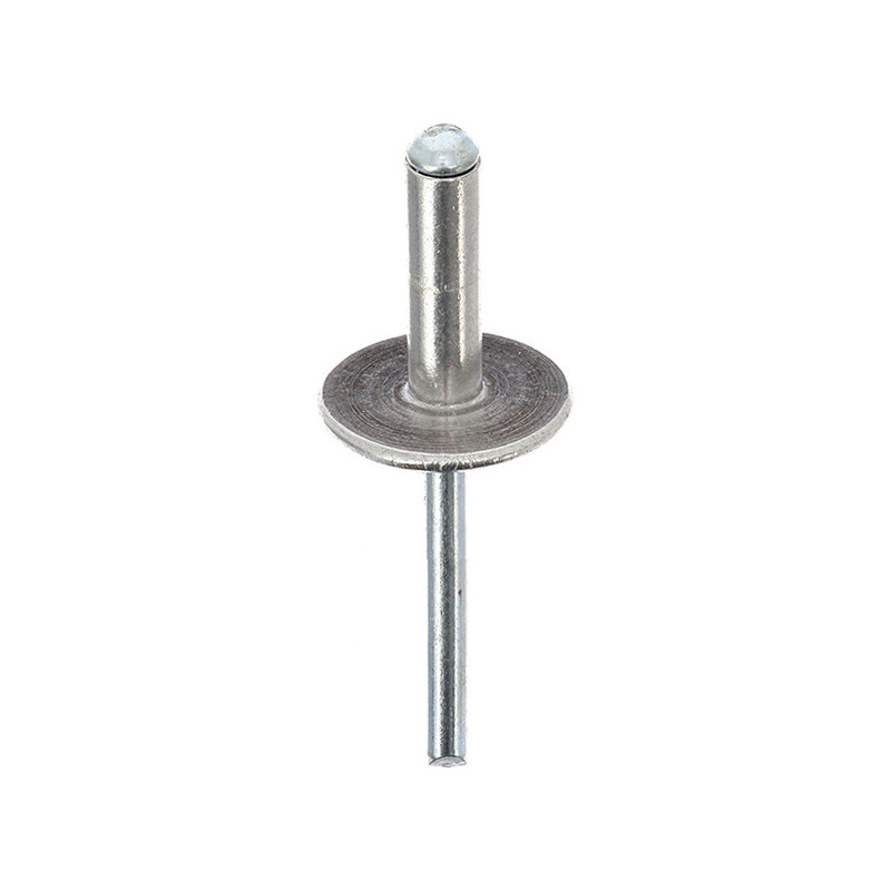 LARGE HEAD ALUMINIUM ALLOY RIVET Ø 4,8 X 16 mm BUMPER BRACKET AND ABSORBER