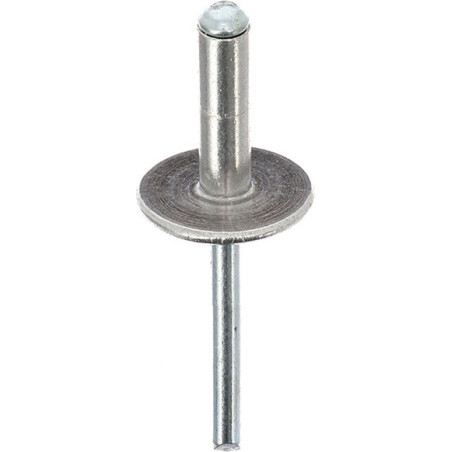 LARGE HEAD ALUMINIUM ALLOY RIVET Ø 4,8 X 16 mm BUMPER BRACKET AND ABSORBER