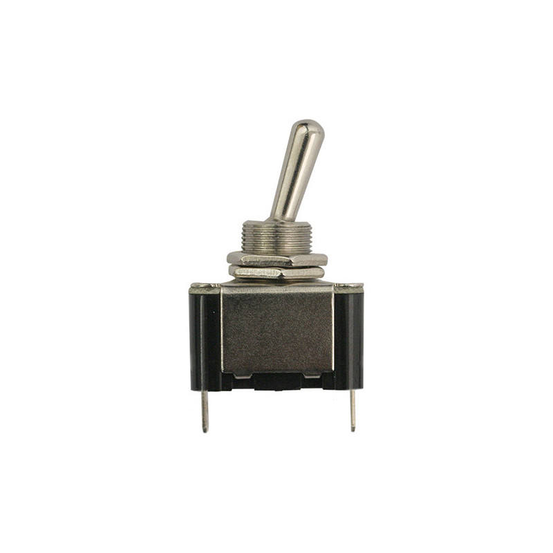 INTERRUPTEUR À LEVIER Ø 12 mm 12V - 15A / 2 BROCHES