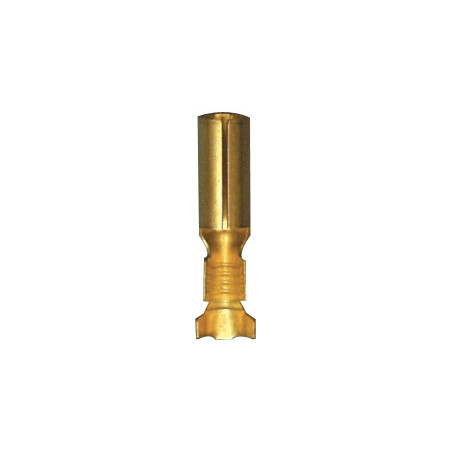 NON-INSULATED FEMALE CYLINDRICAL TERMINAL Ø 4 mm (1 → 2,5 mm²)
