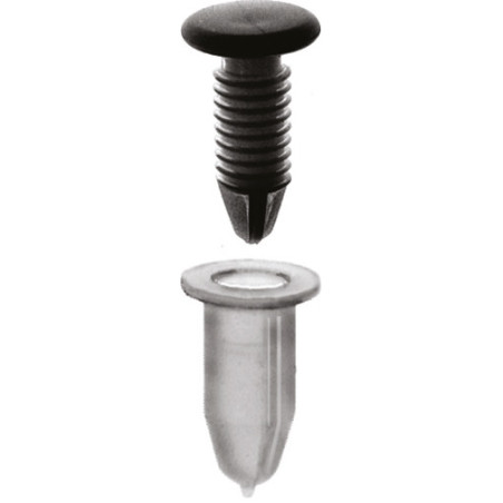 DOOR TRIM CLIP + PLASTIC GROMMET Ø 8,2 mm