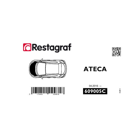 Fasteners kit for bonnet ATECA (575) All versions 04.2016 →