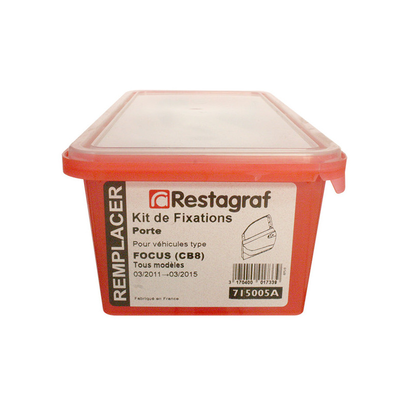 Kit de Fixations pour Porte FOCUS (CB8) Tous modèles 03.2011 → 03.2015