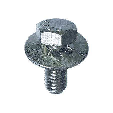 GRADE 6.8 HEXAGON HEAD SCREW WITH WASHER M8-1.25 X 20 mm