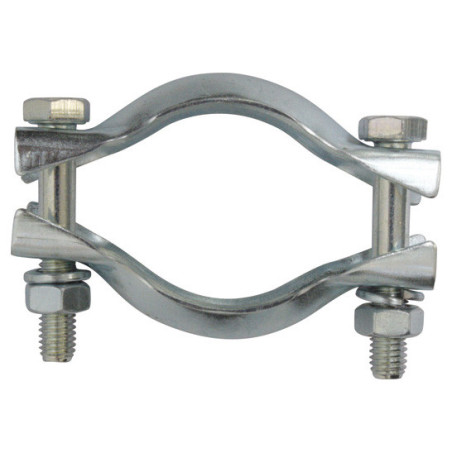 EXHAUST CLAMP Ø 49 mm WITH THROAT