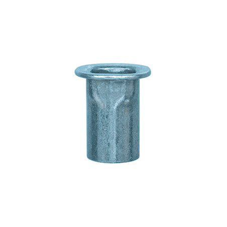 SQUARE STEEL CRIMPING NUT M6-1.00 / 0,8 → 1 mm