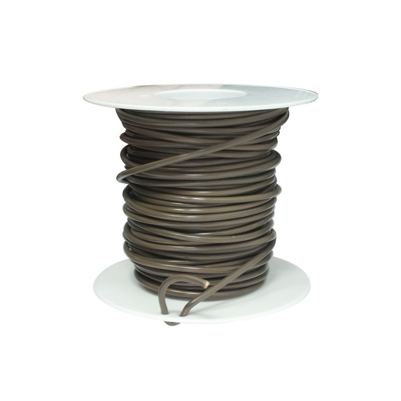 COIL OF 25 METERS ELECTRIC WIRE 3 mm² BROWN