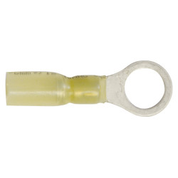 VOORGEÏSOLEERDE, RONDE KABELSCHOEN  Ø 10 mm (2,6 → 6 mm²)  WARMTEKRIMPBARE