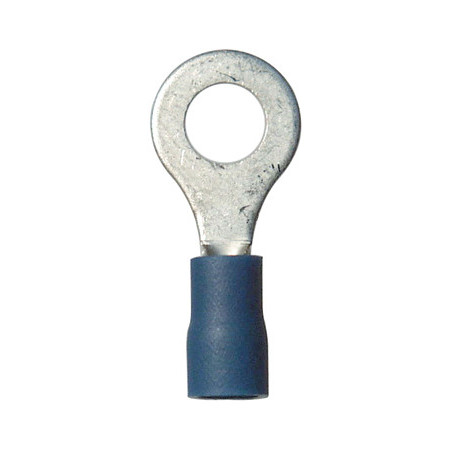 NIET-VERSTEVIGDE, VOORGEÏSOLEERDE, RONDE KABELSCHOEN  Ø 6 mm (1 → 2,5 mm²)