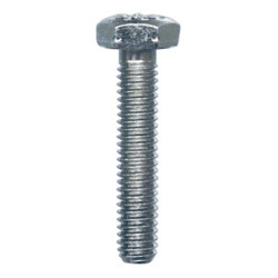 GRADE 8.8 ZINC PLATED HEXAGON HEAD MACHINE SCREW M4-0.70 X 20 mm DIN 933
