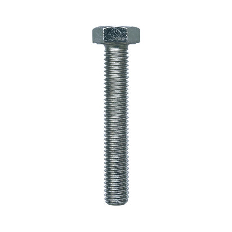 GRADE 8.8 ZINC PLATED HEXAGON HEAD SCREW M8-1.25 X 50 mm DIN 933