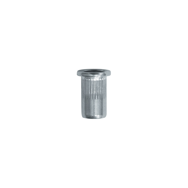 ROUND ALUMINIUM ALLOY CRIMPING NUT M6-1.00 / 0,5 → 3 mm