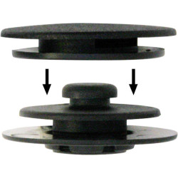 JEU DE FIXATIONS POUR TAPIS DE SOL