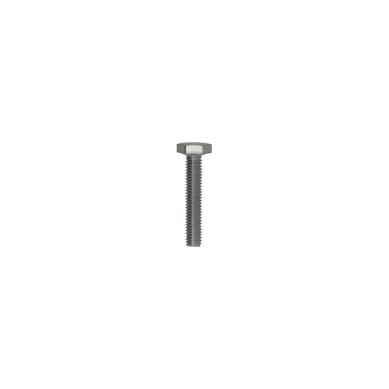 STAINLESS STEEL HEXAGON HEAD MACHINE SCREW M3-0.50 X 16 mm DIN 933