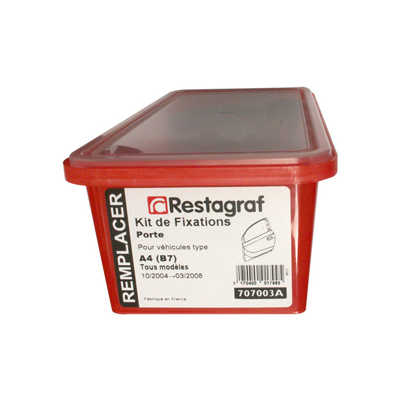Fasteners Kit for Door A4 (B7) All models 10.2004 → 03.2008