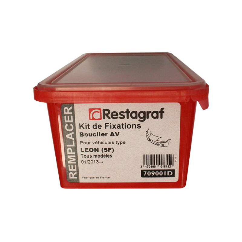 Kit met bevestigingsmateriaal voor Voorbumper LEON (5F) Alle modellen 01.2013 →