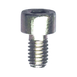 CILINDERKOPSCHROEF MET BINNENZESKANT MET LAGE KOP CL8.8 WIT ZINK M6-1.00 X 10 mm DIN 912