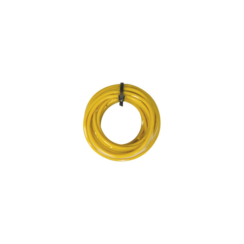 COURONNE DE 5 MÈTRES DE FIL ÉLECTRIQUE 2 mm² JAUNE